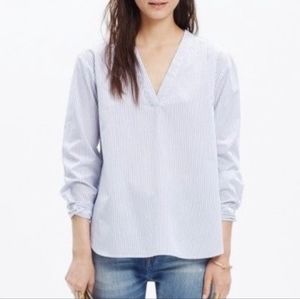 NWOT Madewell Constant Popover Shirt, Size S